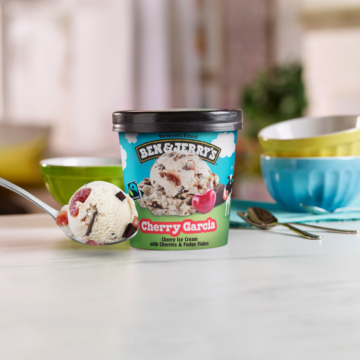 Cherry Garcia Helado - Pint 3 / 4