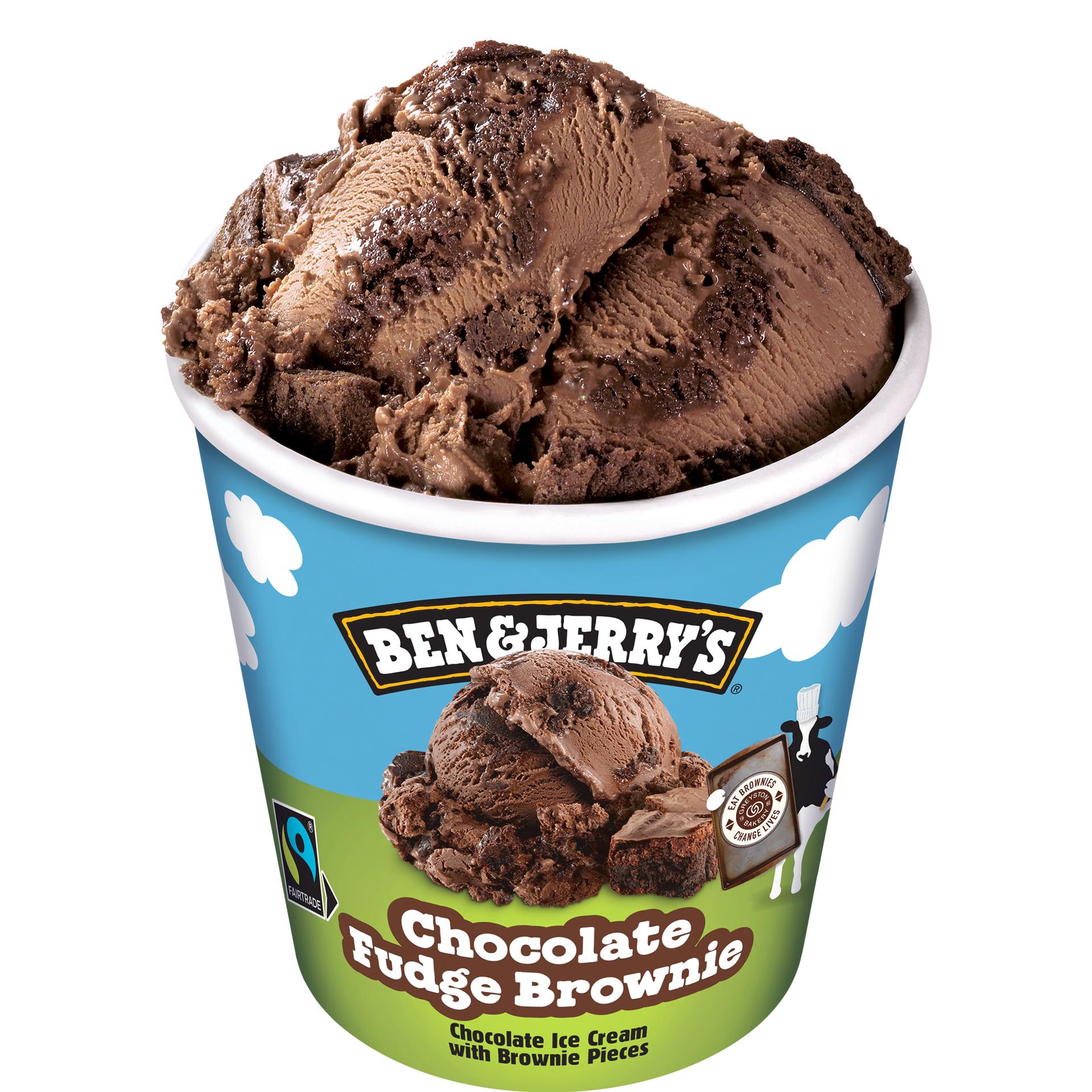 Chocolate Fudge Brownie Helado - Pint